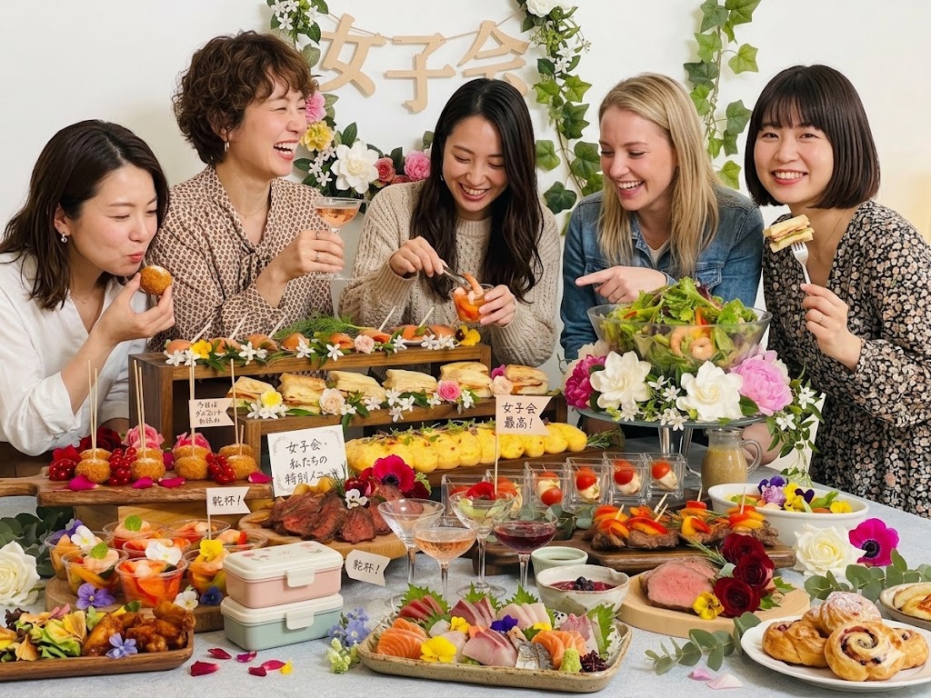 おしゃれな女子会は、LHケータリングでちょっと特別に - おしゃれなケータリング情報