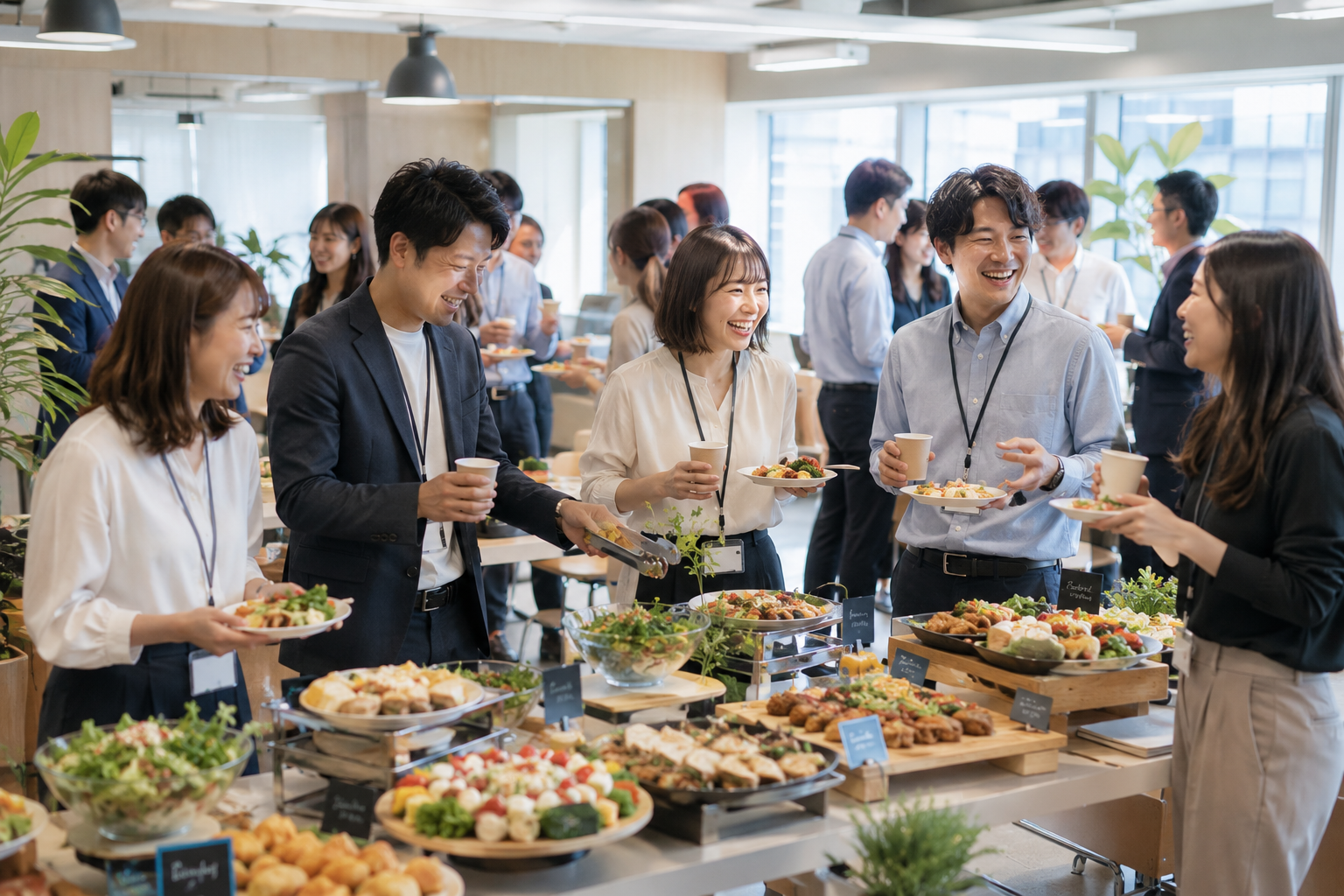 東京でおしゃれなケータリングが選ばれる理由。オフィスが特別な空間に変わる日｜おしゃれなケータリング・オードブル情報