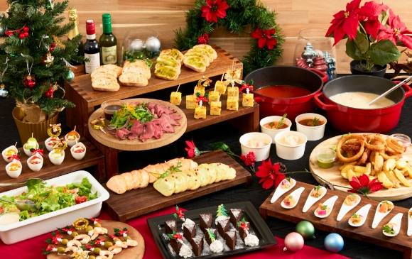 クリスマスプラン 〜乾杯スパークリングワイン付き〜｜おしゃれなケータリングプラン